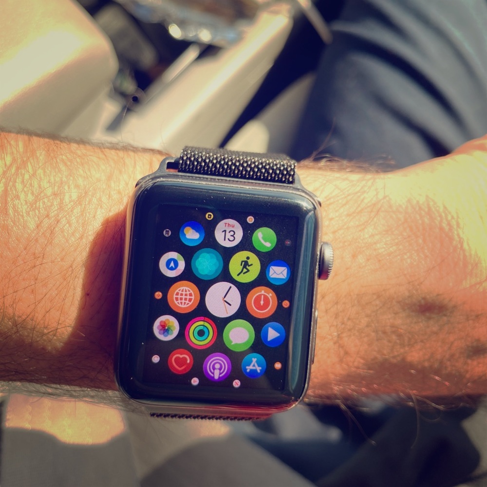 Apple watch & boss airpods